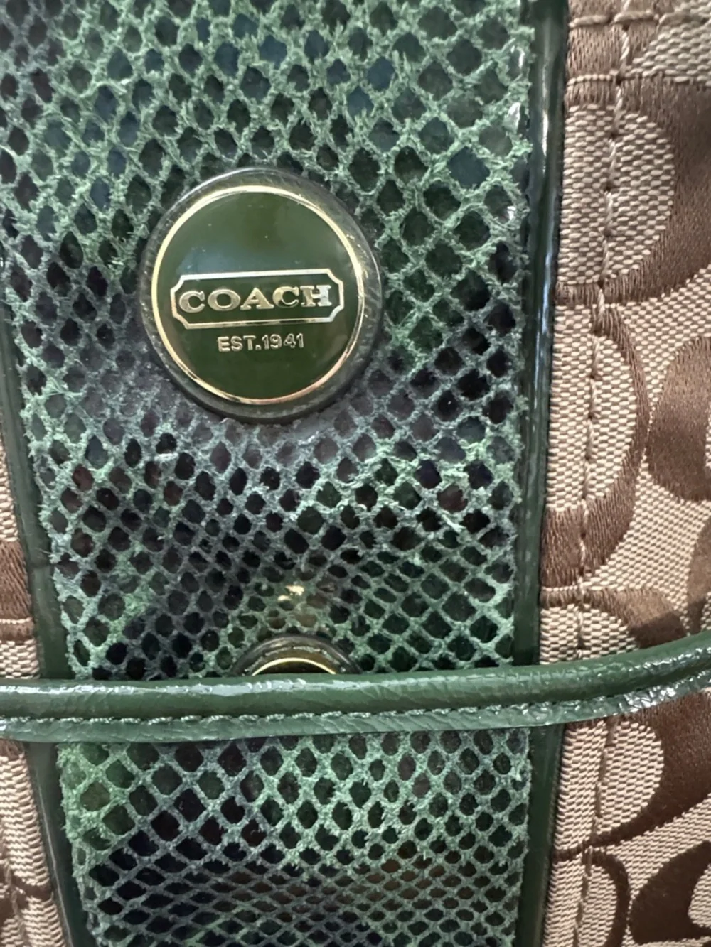 Coach signature stripe
